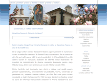 Tablet Screenshot of manastireapasarea.ro